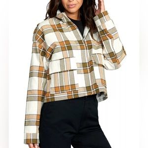 RVCA plaid jacket
